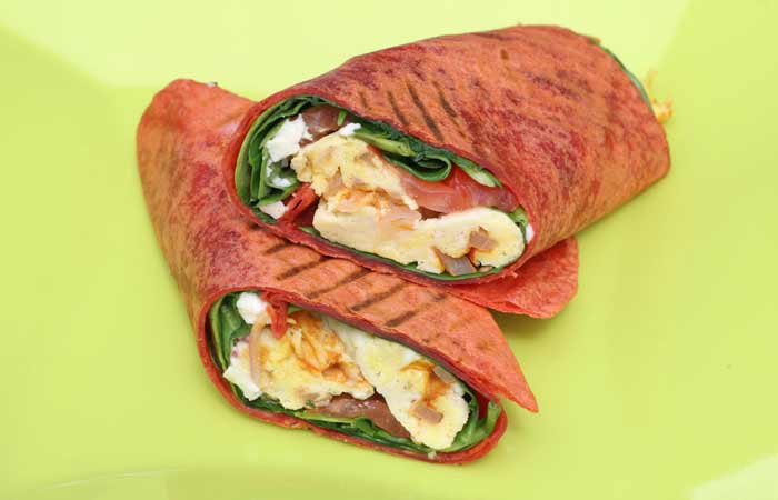 Spinach-And-Egg-Wrap