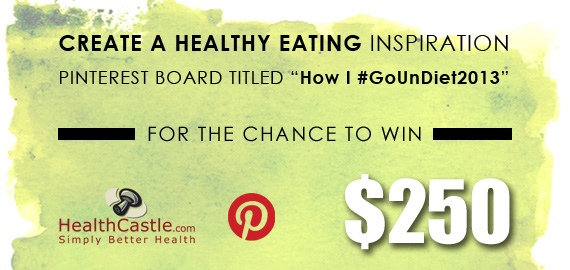 Create a Healthy Eating Inspiration Board on Pinterest for a Chance to Win $250