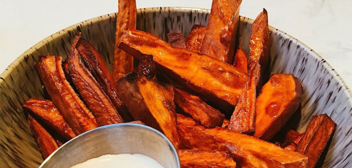 Sweet Potato Wedges with Rosemary