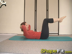 Double Knee Lift – Pilates Exercise Guide with Photos