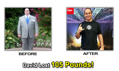 Weight Loss Stories – David Lost 105 Pounds and 17 Inches