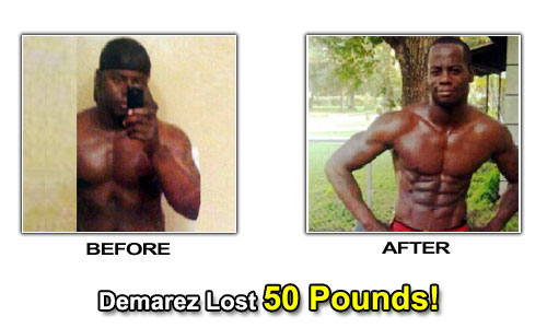 Weight Loss Stories – Demarez Lost 50 Pounds and 14 Inches