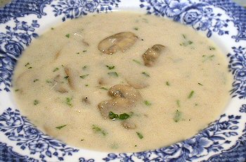 CRAB AND MUSHROOM SOUP