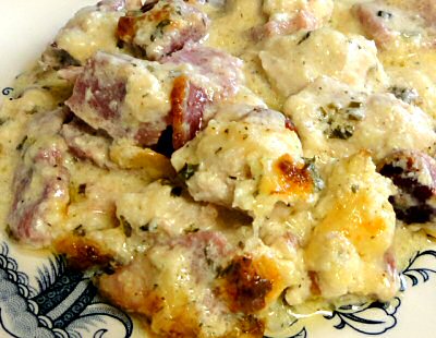 CHICKEN CORDON BLEU CASSEROLE