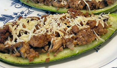 STUFFED ZUCCHINI BAKE