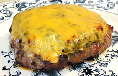 GREEN CHILE CHEESEBURGERS