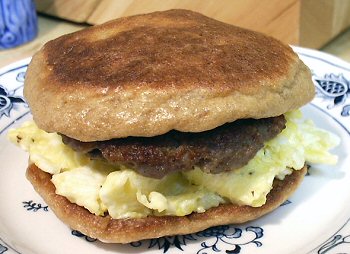 GRIDDLE CAKE SANDWICHES