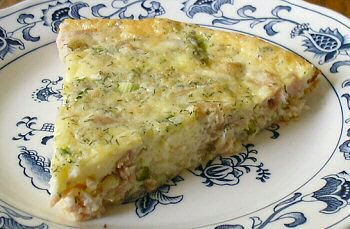 TUNA QUICHE WITH DILL