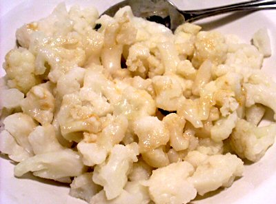 CAULIFLOWER WITH BROWNED BUTTER