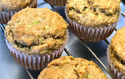 ZUCCHINI FLAX MUFFINS