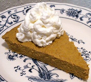 CRUSTLESS PUMPKIN PIE