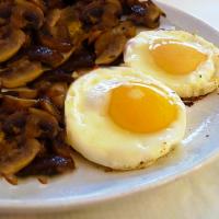 Mushrooms and eggs