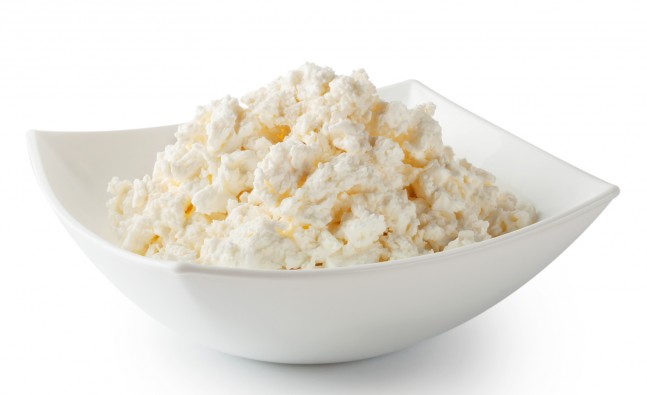 Swop full fat cheeses for fat-free cottage cheese