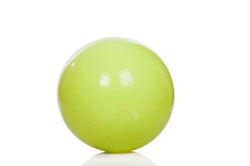 Use a balance ball to burn calories