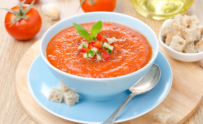 Eat chilled soups to lose weight this summer