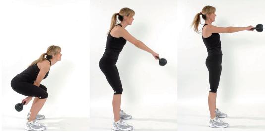 3 Easy Full-Body Kettle Bell Exercises