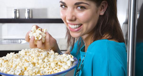 Weight Loss Tip #100 – Snack on popcorn