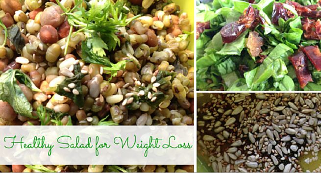 Try this weight-loss friendly spinach and sprouts salad