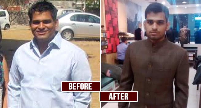 Dhrupad lost 32 kgs in 6 months by giving up excuses and sticking to his weight loss plan