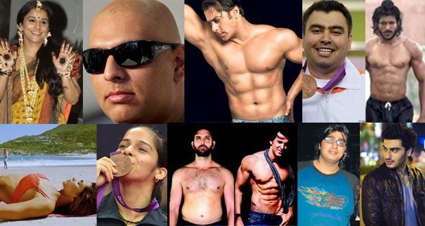 Fittest Indian celebs of 2012